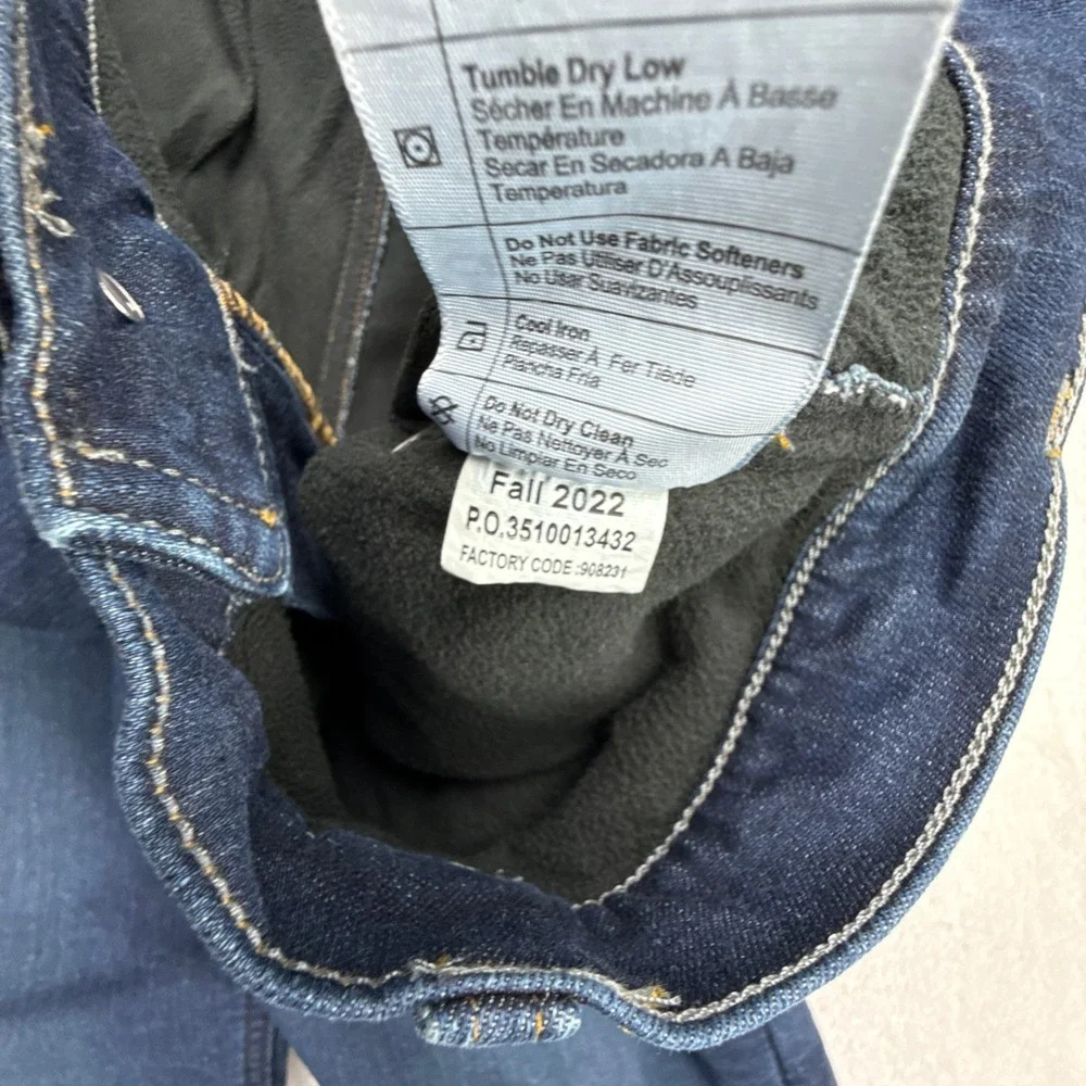 Carhartt Rugged Flex Relaxed Fit Fleece Lined Jeans Mens 38x30 BD4939-M‎ Blue